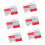 Silver Metal Thumbtacks Round Flat Push Pin-6 boxes 480 pieces 1