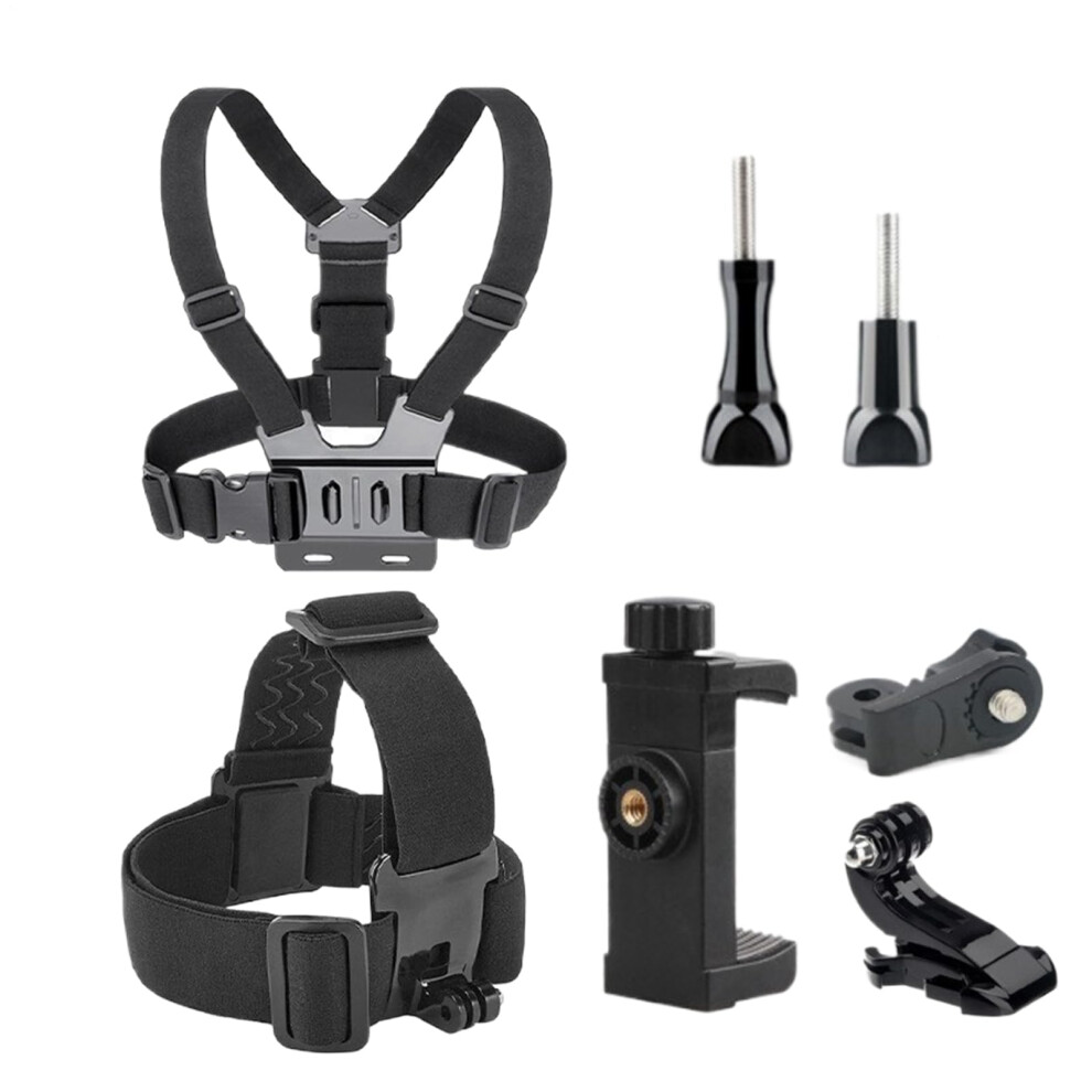 Action Camera Chest Mount With Adjustable Strap For Gopro And Smartphones, Hands For Running Cycling Hiking 9119770773289
