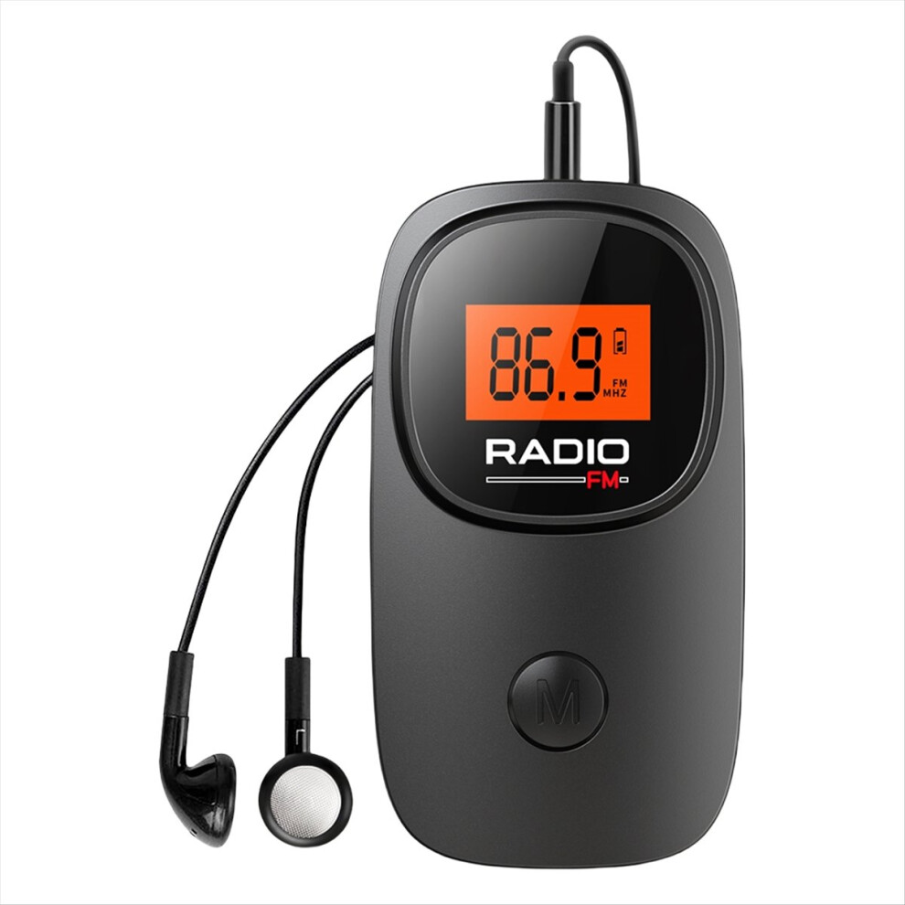 Portable Fm Radio Digital Tuning Pocket Radio With Earphone Battery Operated Radio For Home Outdoor Walking Jogging 4852240183328