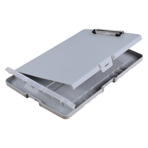 Clipboard Writing Board File Organiser with-Gentleman  gray 01