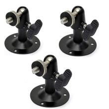 Security Camera Mount Pack of 3 Durable Metal Wall Brackets for Arlo and CCTV Indoor Outdoor Use