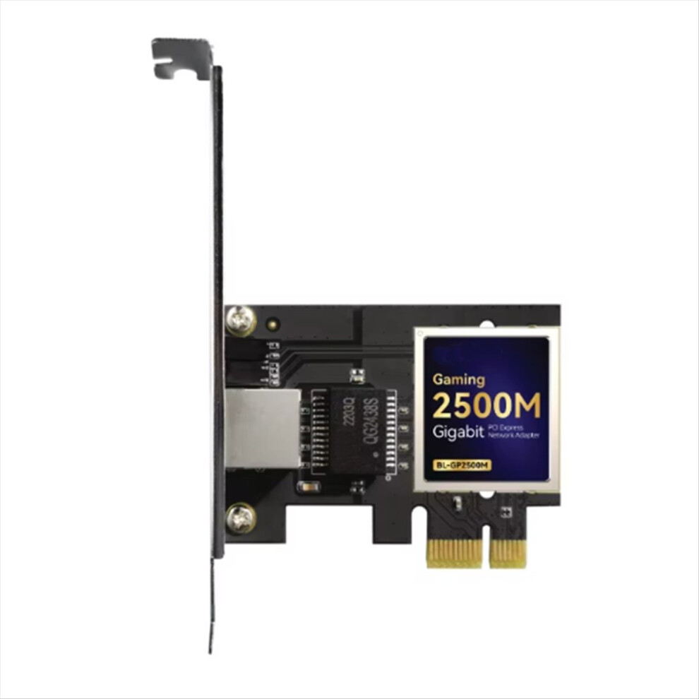 2.5G Pci-E To Rj45 Wired Network Card 2500Mbps 2.5Gbps Ethernet Lan Controller Adapter For Linux Computer Game 4852240187500