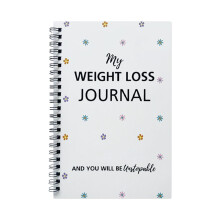 Carnet de notes de kilos perdus et de mesure du corps,