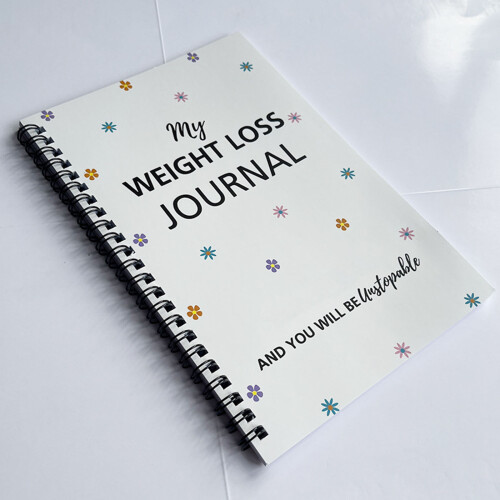 Carnet de notes de kilos perdus et de mesure du corps, 1