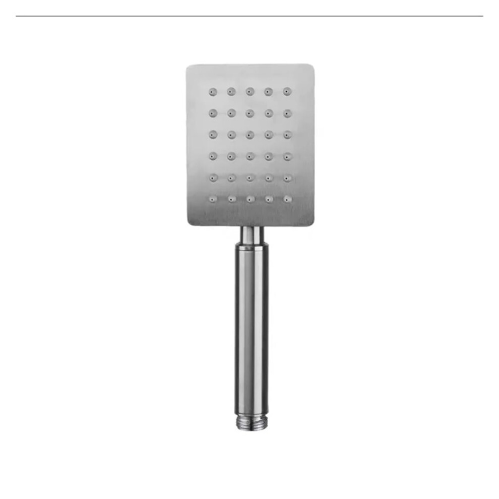 304 Stainless Steel Handheld Pressure Shower Head With Hose, Ergonomic Grip For Bathroom 9189345635984