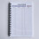 Carnet de notes de kilos perdus et de mesure du corps, 5