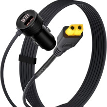 High Efficiency XT60 Connector Cord Car Power Adapter Cable for