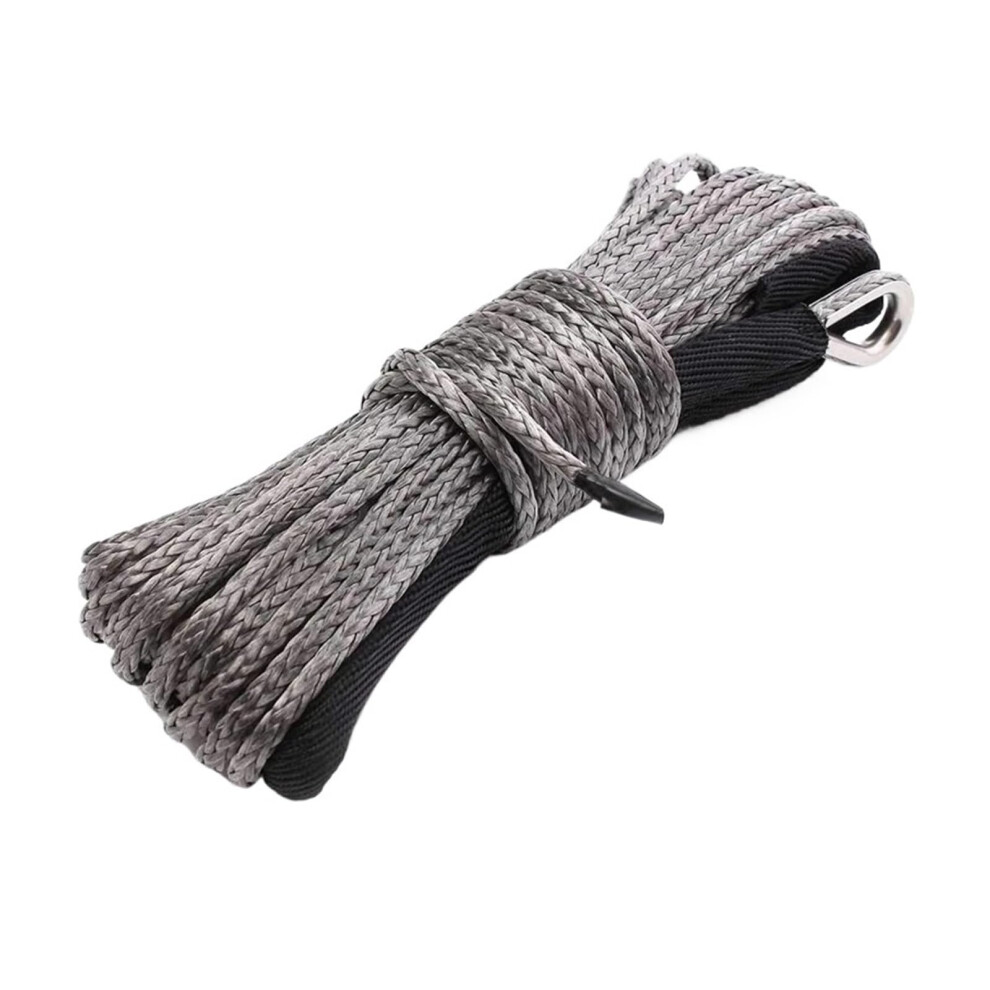 10 Pack Synthetic Winch Rope Tensile Tow Rope For Offroad Recovery Trucks And Atvs Gray 9189345637179