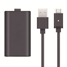 Gamer's Power Hub: batteria ricaricabile per controller Xbox, ricarica rapida e maggiore durata della batteria, per Xbox One S, Xbox One X, Xbox One