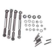 Verstelbare RC-stuurstangenset, nauwkeurig CNC-gefreesd, lichtgewicht ontwerp, flexibel en stevig, duurzame constructie, aluminiumlegering,