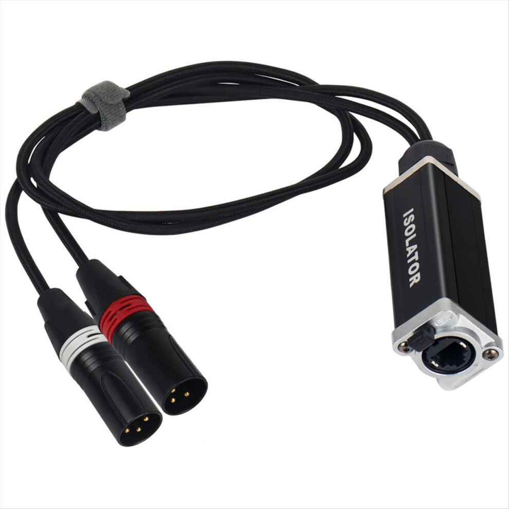 2 Channel Xlr Network Cable Extender Network Signal Extender 3Pin Xlr Male To Rj45 Ethernet Extender Male 4852240190081