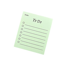Bloc-notes simple doublé, bloc-notes plus-Vert clair 7,5x9cm