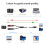 Câble audio USB vers 3 broches PC USB vers câble audio stéréo-3m 6