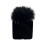 Wind Muff Lavalier Microphone Furry Windscreen for RODE-Black 1