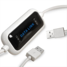 USB 2.0 PC to PC Files Share Sync Data Mouse Keyboard Smart KM Link Net Direct File Transfer Bridge Easy Copy Cable