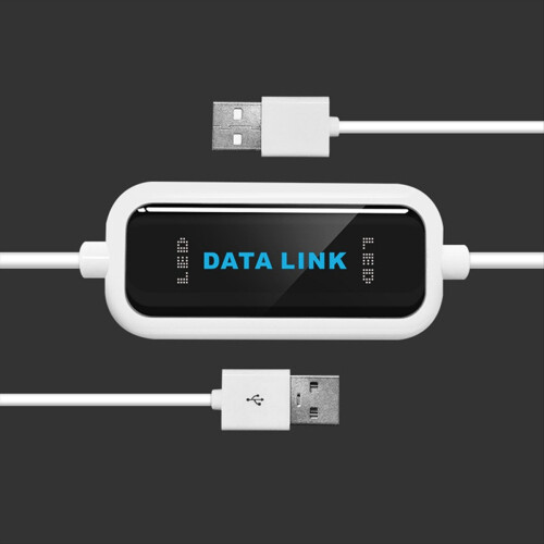 USB 2.0 PC to PC Files Share Sync Data Mouse Keyboard Smart KM Link Net Direct File Transfer Bridge Easy Copy Cable 1