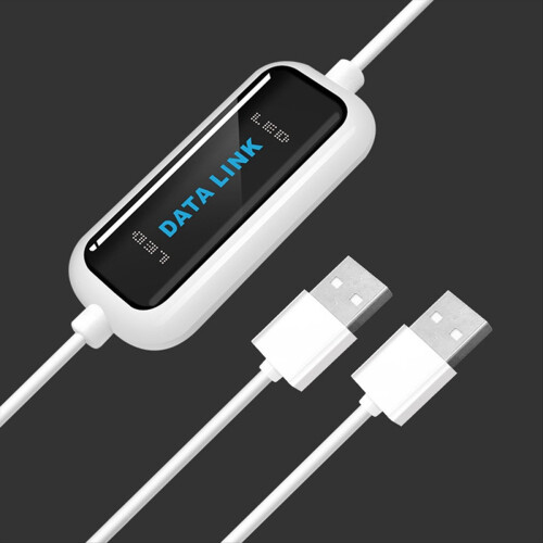 USB 2.0 PC to PC Files Share Sync Data Mouse Keyboard Smart KM Link Net Direct File Transfer Bridge Easy Copy Cable 2