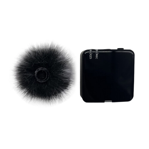 Wind Muff Lavalier Microphone Furry Windscreen for RODE-Black 2
