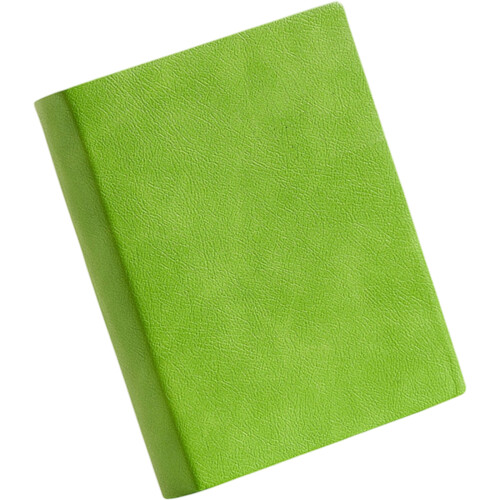 B6 PU Cover Notebook Thick Notebook 320 Sheets-Green grass