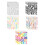5 Sheets Colourful Alphabets Sticker Scrapbook Sticker- F2 2
