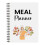 Hardcover Meal Planner Dietary Planner Journal Breakfast Journal 1