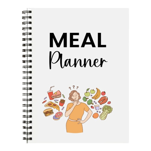 Hardcover Meal Planner Dietary Planner Journal Breakfast Journal