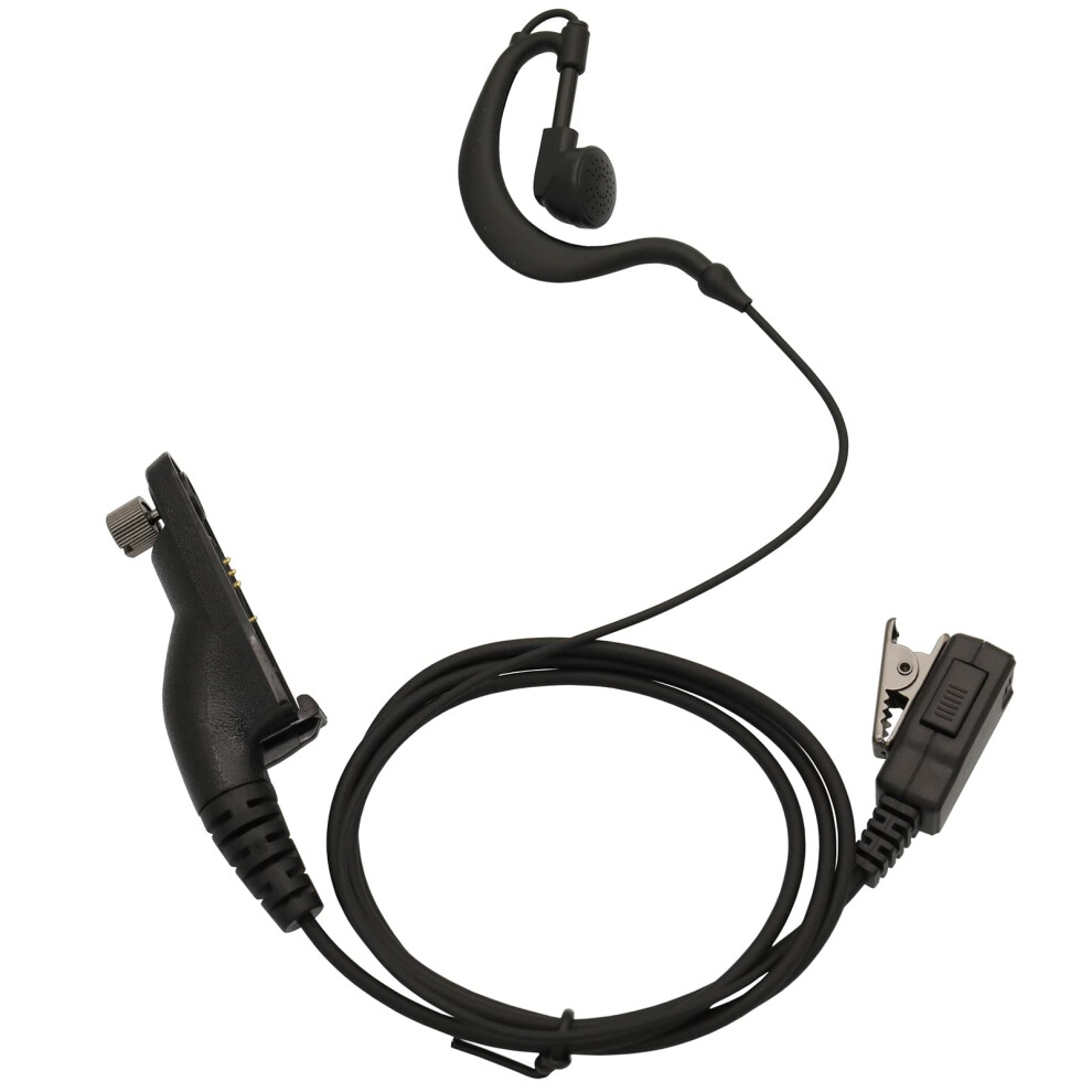 G Shape Two Way Radio Earpiece With Mic Ptt For Motorola Apx Xpr Dp Series Clear Audio Fit 9189345637544