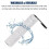 For Stretch Floor ONE S5 Floor Scrubber Accessories Roller Brush Filter Replacement Accessories Brush 4