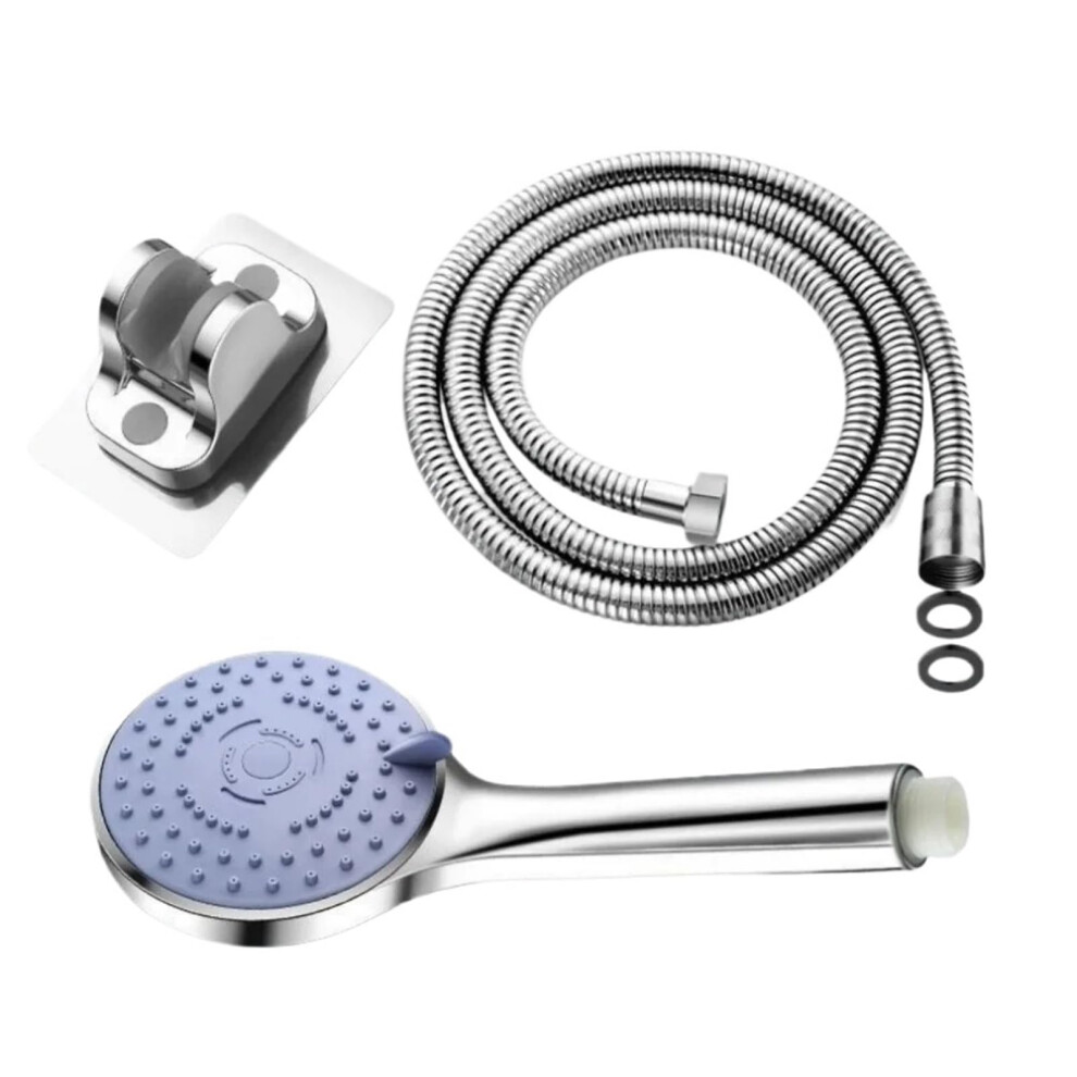 Handheld Rainfall Shower Head Pressure 5 Spray Modes Water Saving Easy Tool Install 9189345637490