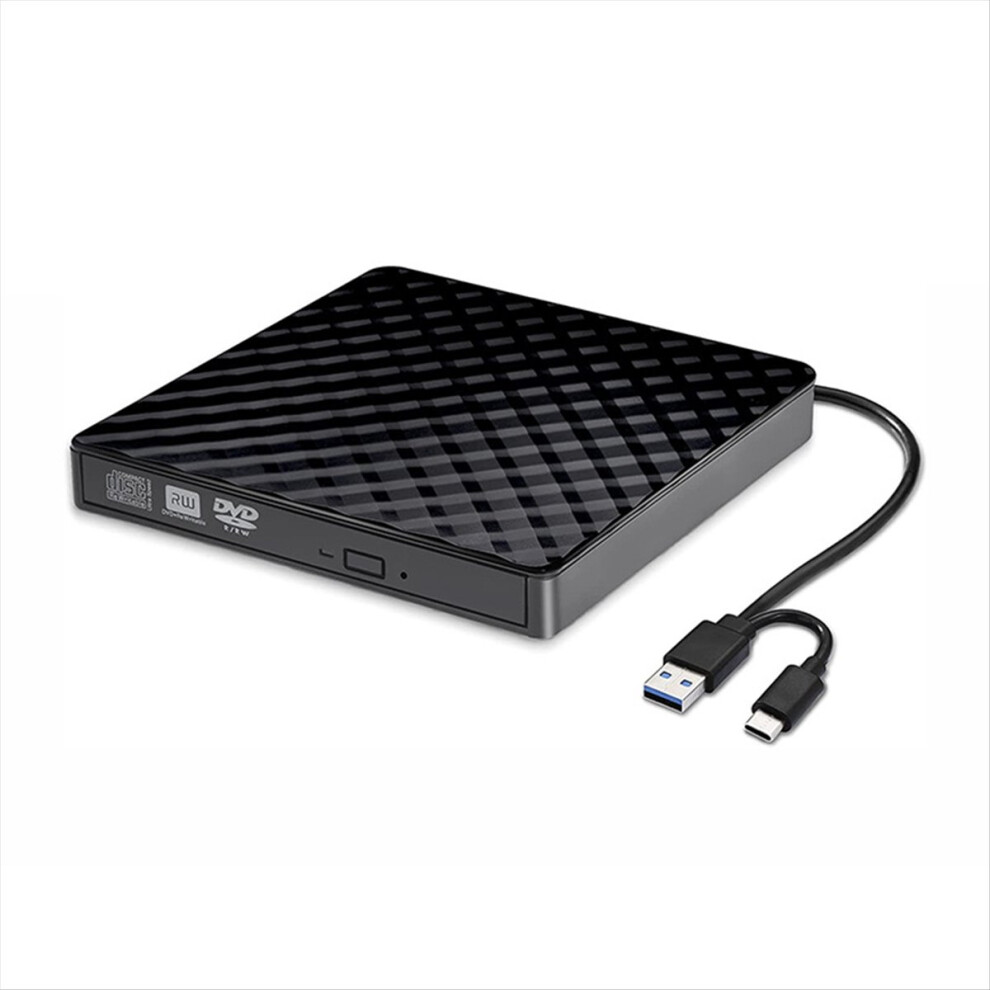 2 In1 Usb3.0 Type C Slim External Optical Drives Dvd Rw Cd Writer Drive Burner Reader Player For Laptop Desktop Pc 4852240184127