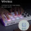 Wireless MIDI Pad Bluetooth MIDI Controller,16 Pads & 8 Assignable Knobs, Portable USB-C Powered W/Built-in Battery Black 3