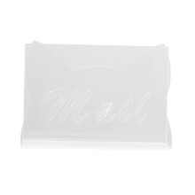 Cats Shape Desk Letter Stand Desk Acrylics-Transparent color