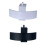 Wall Mount Headphone Stand Universal Plastic Under Desk-Black 2
