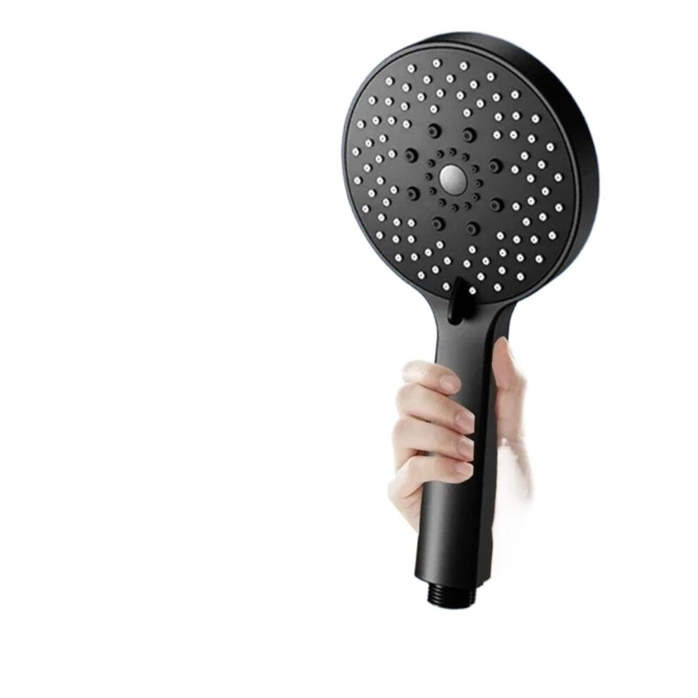 Handheld Shower Head Water Saving Technology With Adjustable 5 Spray Modes Black Chrome Finish 9189345637698