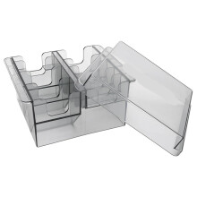 Hair Clipper Organizer with Large Capacity Lockable Box and Elastic Straps for Barber Tools