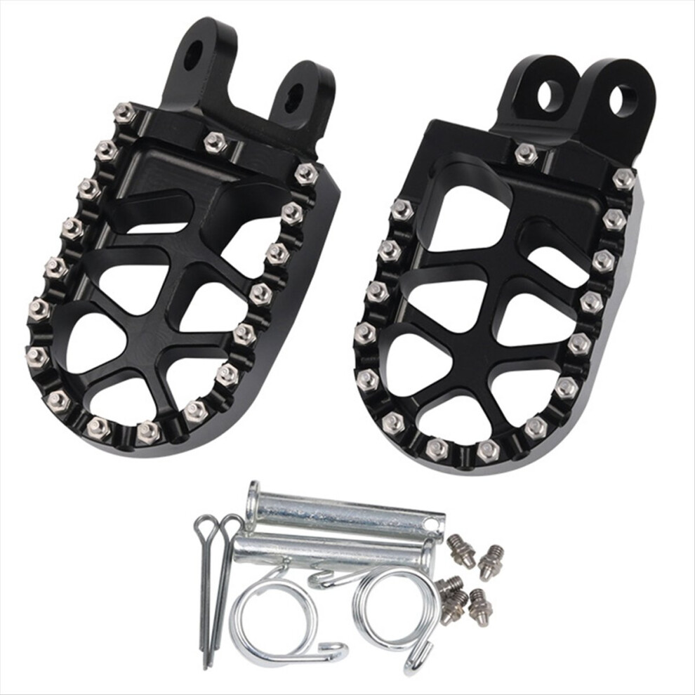 Dirt Bike Motorcycle Aluminum Alloy Footpeg Foot Pegs Pedal For Klx250 Klx250r Klx250s Klx650 1994-2020 Black 4852240164525