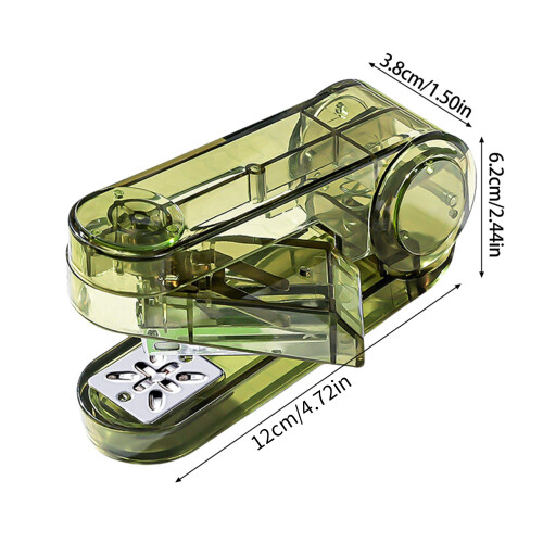 360 Degree Rotate Desktop Stapler Paper Stapler Office-Green 1