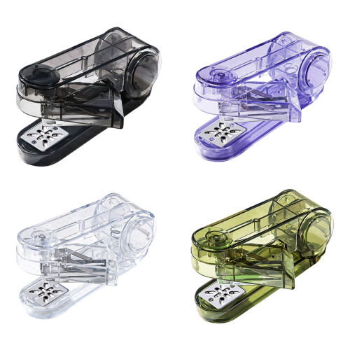360 Degree Rotate Desktop Stapler Paper Stapler Office-Green 2