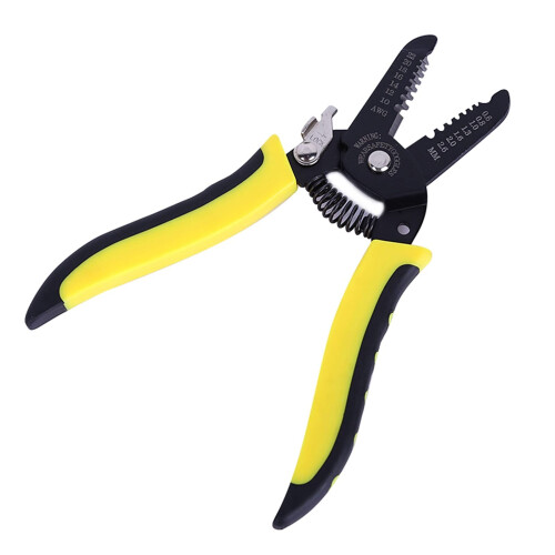 Crimping Tool with Precision Ratchet and Adjustable Force, Automatic Wire Stripper for Terminals 0.26mm