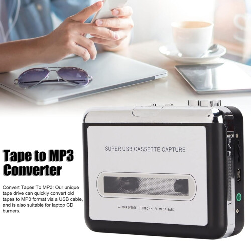 USB Walkman με επιλογή χειροκίνητης λειτουργίας, φορητό Walkman που μετατρέπει κασέτες σε 2
