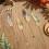 4 Pcs Retro Bookmarks with Pendant Feather Page Marker Reading 2
