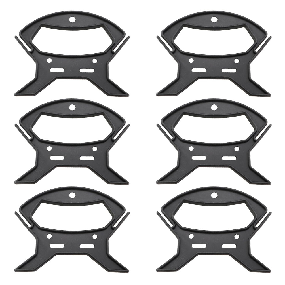 6Pcs Black Plastic Cable Winder Cord Organizer For String Lights And Fishing Line Durable Use 9426802884142