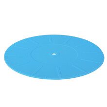 Tapis de lecteur de disques antidérapant en Silicone-Bleu