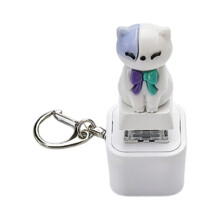 Press Button Fidgets Toy With LED Keychain-Sound luminous cat