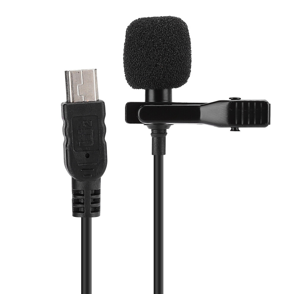 Omnidirectional Mic Noise Filtering Stable Transmission Sound Input Plug And Play Portable Lapel Microphone For Live Streaming Podcasts Interviews 9420858092353