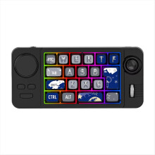 Hot Swap Bluetooth Wireless Mechanical Keyboard with Volume Scroll RGB Backlit Wired Keyboard Programmer Gaming Keypad,B