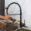 Solid Brass Kitchen Faucet with Pull Out Sprayer, 360 Degree Swivel, Leak and Splash 2