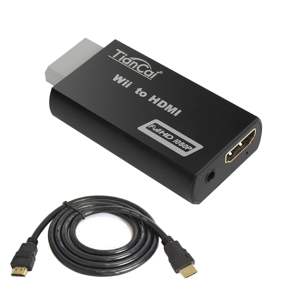 Hdmi Converter 1080P With 3.5Mm Audio Output, Hdmi Adapter For Nintendo Wii To Hdtv 9189345636639
