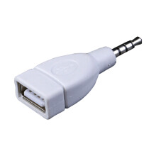 3.5mm Male AUXs Sound Plug Jacks to USB 2.0 Female Adapter-1pc