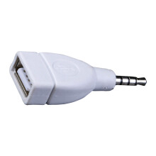 Draagbare 3,5 mm mannelijke AUX's naar USB 2.0 vrouwelijke-1 st